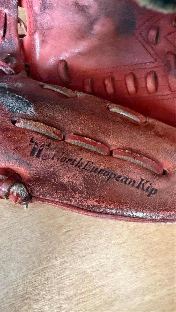 ミズノプロオーダー　投手用　左　ノースヨーロピアンキップ