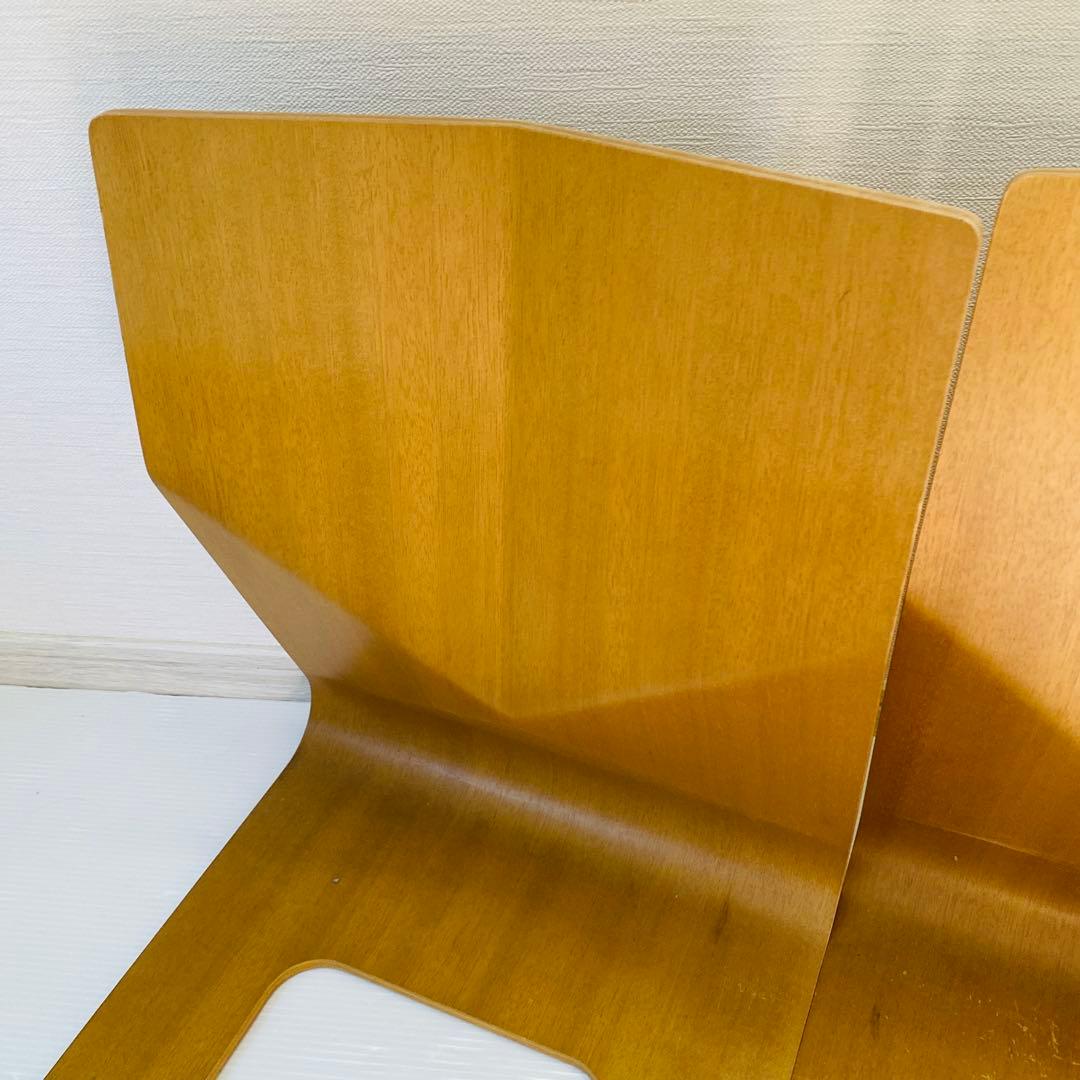 高級品 天童木工 木製 座椅子 藤森健次 曲げ木 名作椅子 積層合板