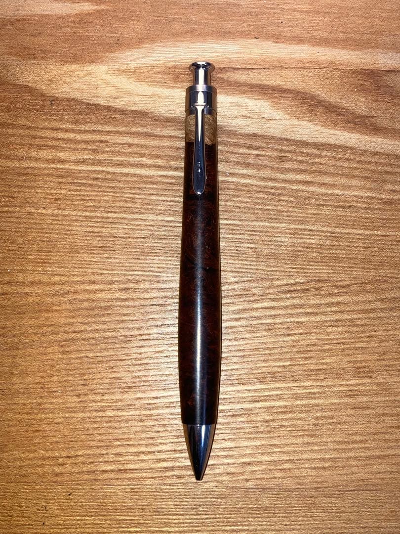 工房楔ホンジュラスローズウッド瘤杢旧クリップ