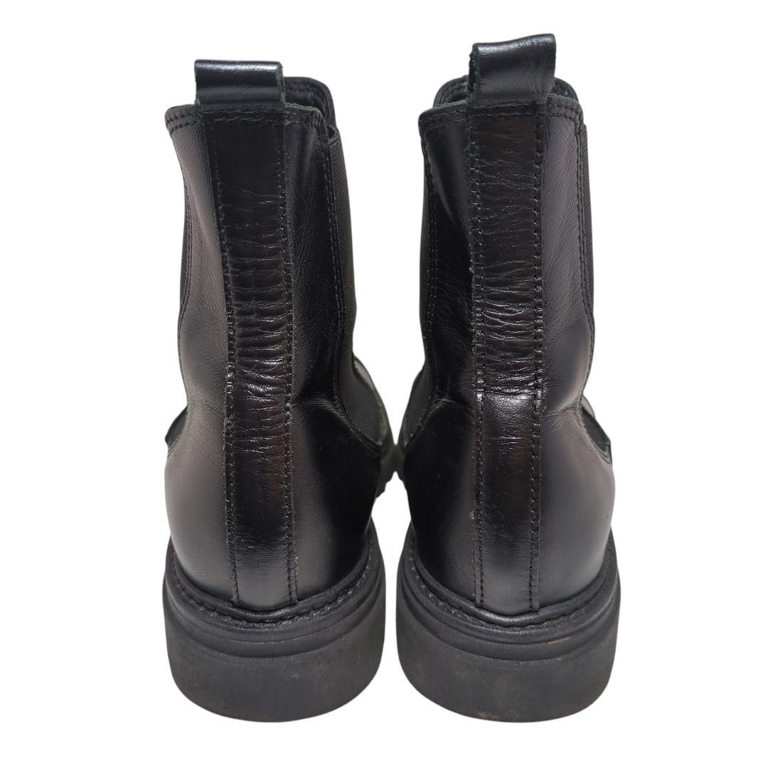 【良品】ENESS　エネス　サイドゴアブーツ　チェルシーブーツ　ブラック　35
