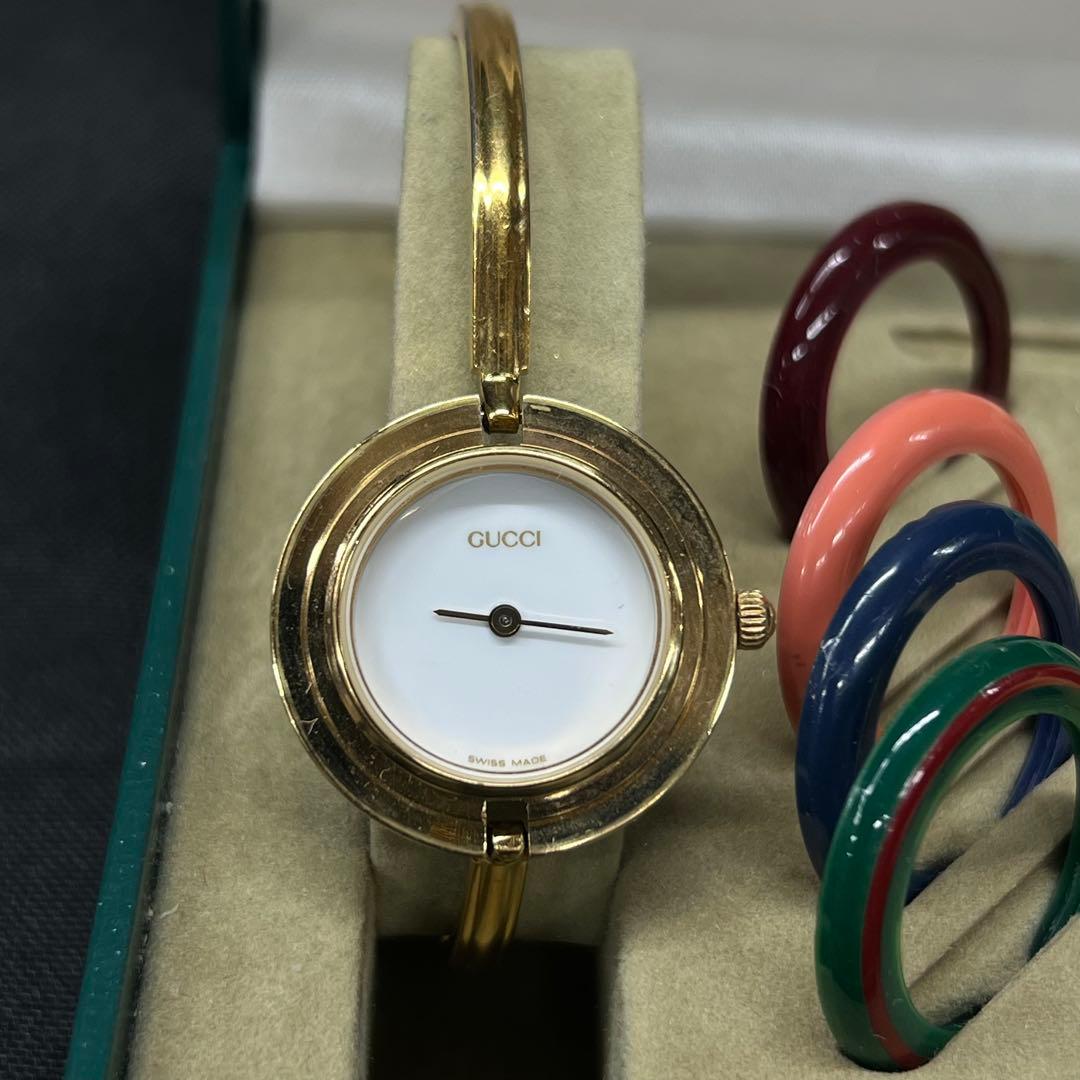 M*6様 hk【used】GUCCI グッチ　時計　電池切れ　バングルウォッチ