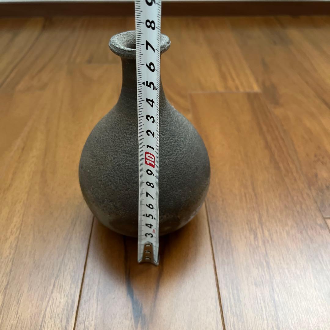 人間国宝　伊勢崎淳 備前焼き　花入れ　花瓶　箱あり　陶印あり　お正月