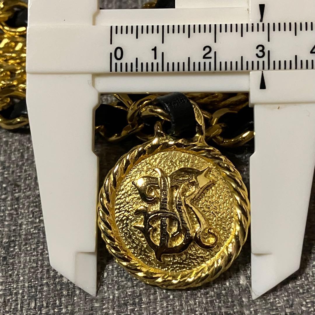 美品 J&R ジェイアンドアール チェーンベルト レザー ヴィンテージ