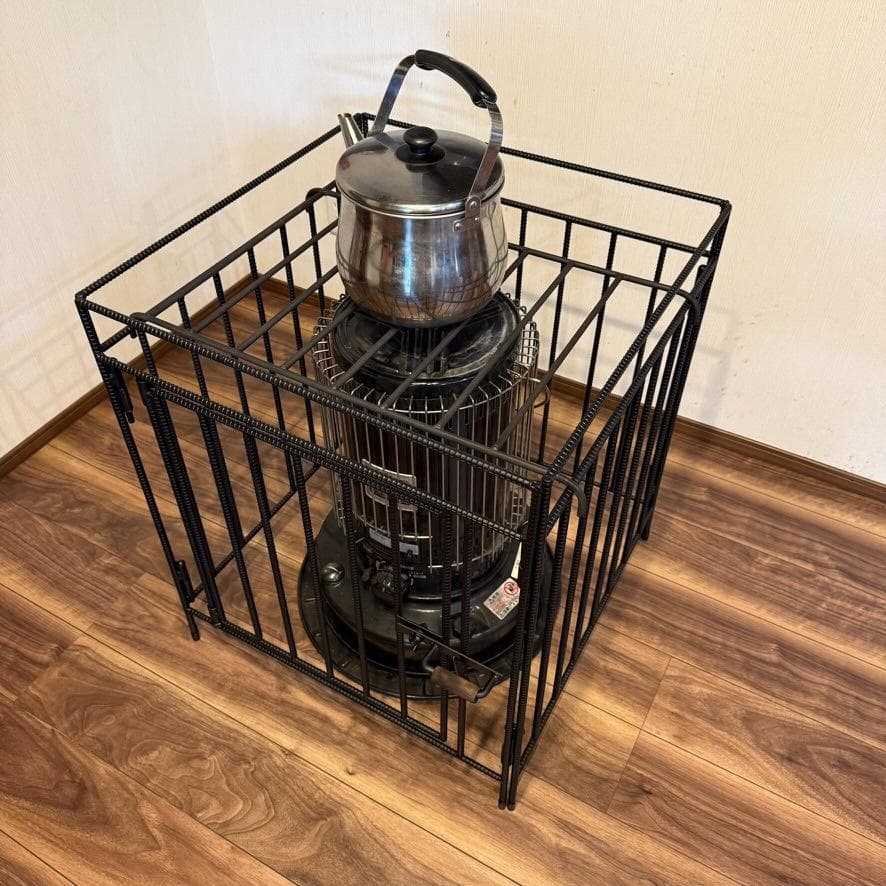 p*e様 トヨトミ対流型石油ストーブ KS-67H対応 ストーブガード異形鉄筋無