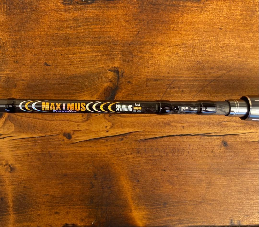 ライトショアジギング 10ft 3M パックロッド　ブラック　ショアジギング