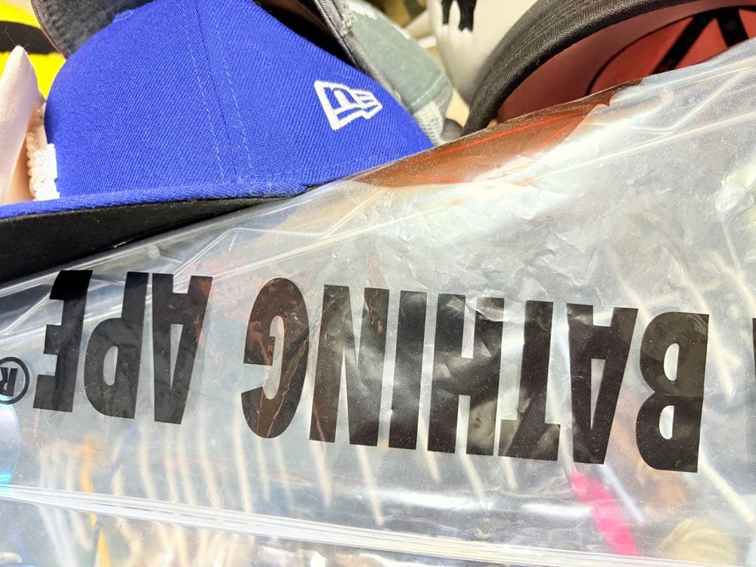 BAPE カモフラージュ メッシュキャップ