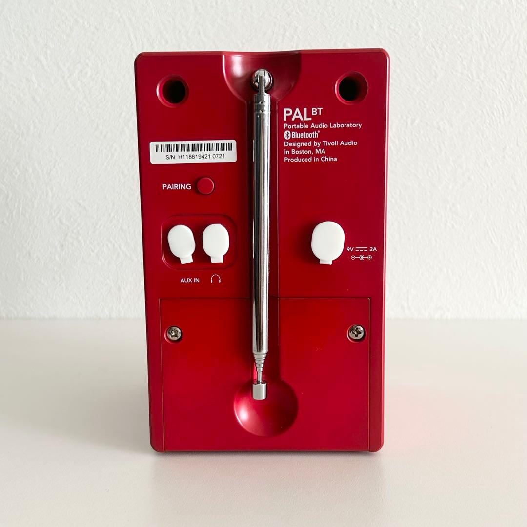 PAL BT2 第2世代 Bluetooth レッド Tivoli Audio