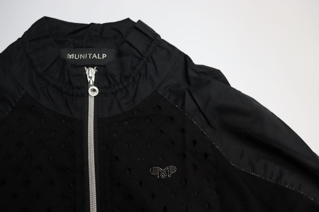定価約4.6万円 新品 MUNITALP アイレット刺繍 ブルゾン ゴルフウェア
