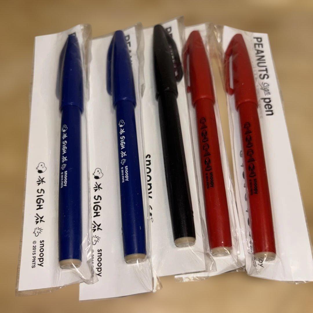 スヌーピー 限定ボールペン　サインペンセット