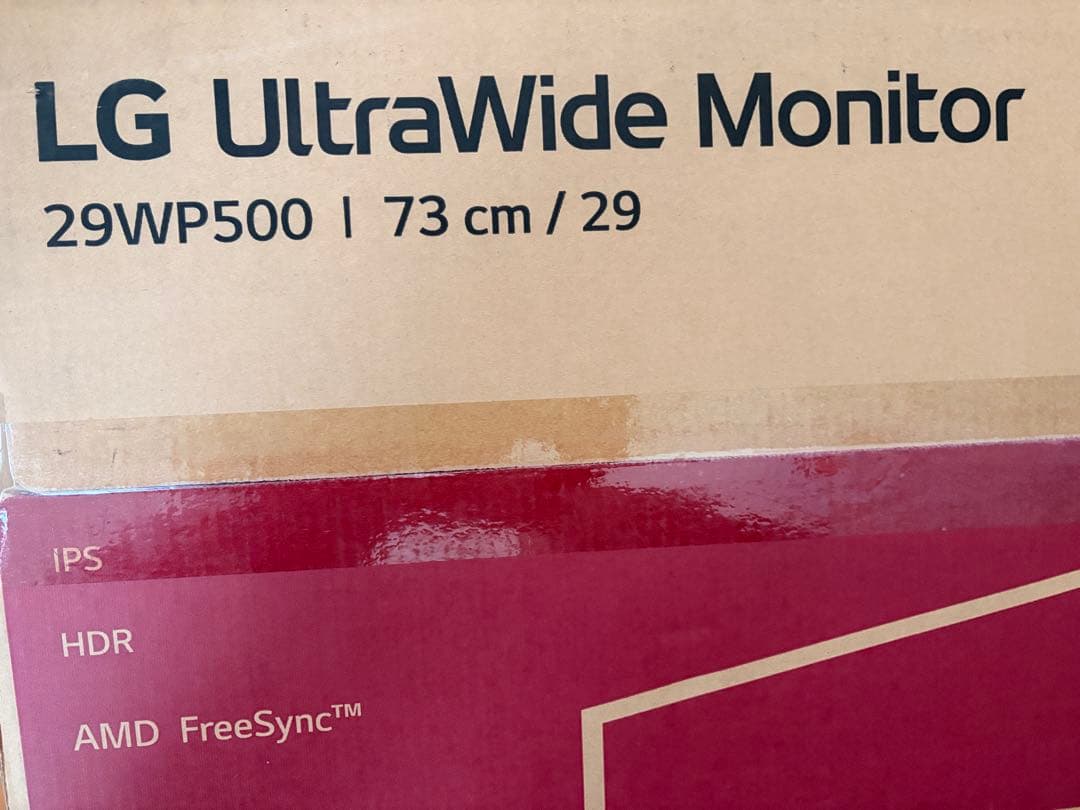 LG UltraWide Monitor 29WP500 モニターアーム追加