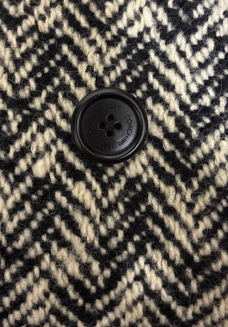 コーチ COACH ピーコート ヘリンボーン　ツイード サイズ2