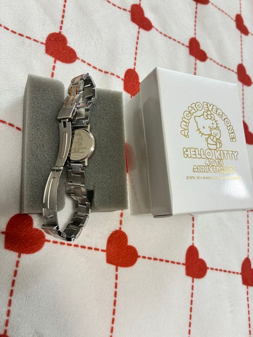 【限定品】ハローキティ シルバーエレガンスウォッチ メタルバンドモデル