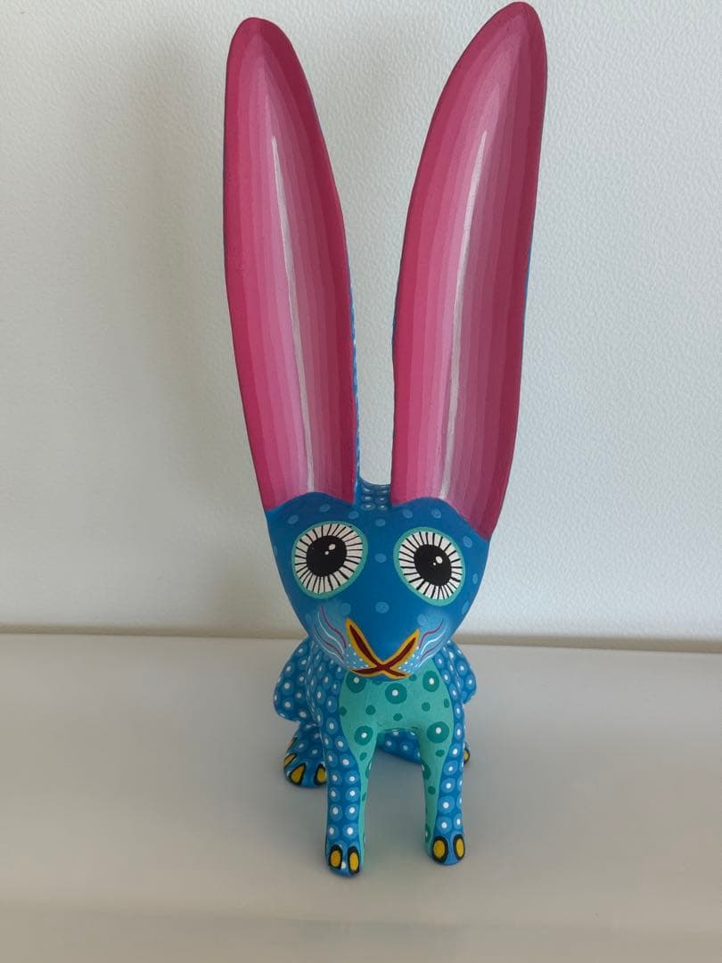 【一点物】オアハカの物語を宿す 双子アレブリヘ 兎1匹｜Luis Garcias