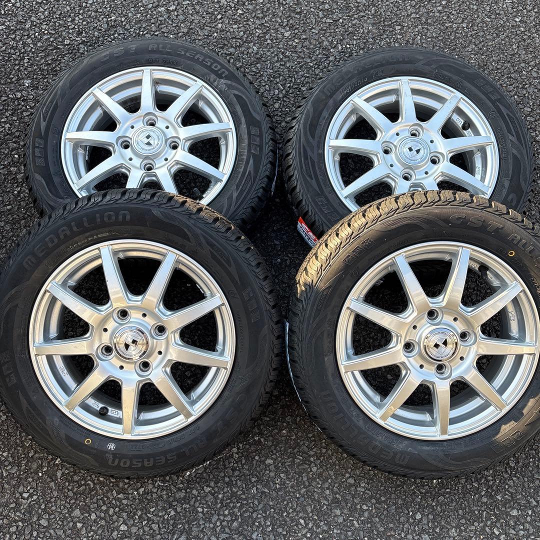 送料込み　オールシーズンタイヤ155/65R13 ❶