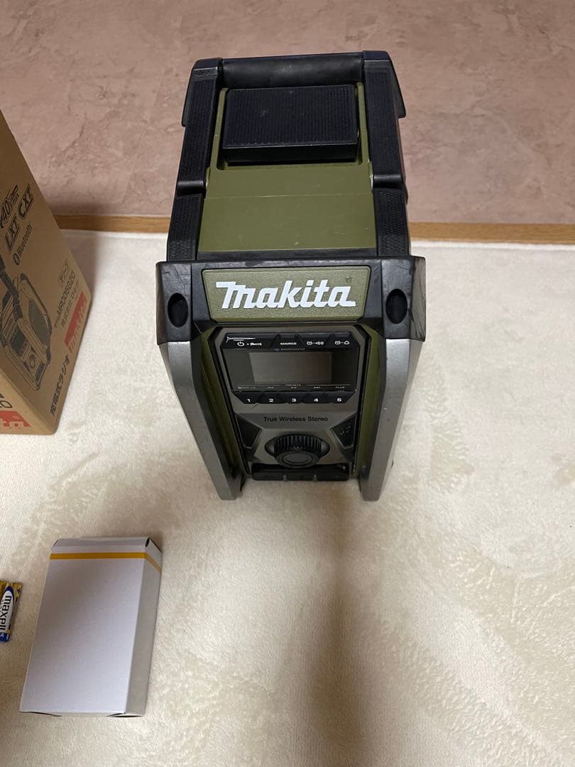 マキタMR005G 現場ラジオ オリーブカラーBluetooth 充電式ラジオ