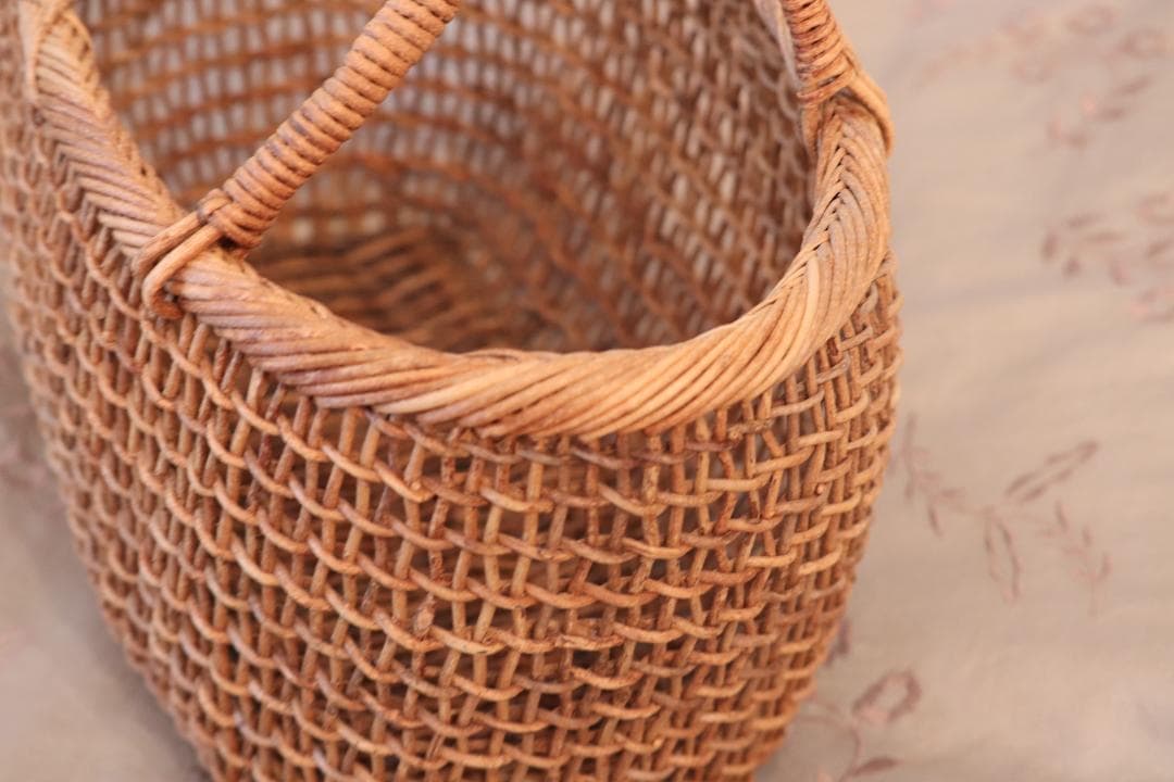 あけびかご　あけび籠バック　こだし編み