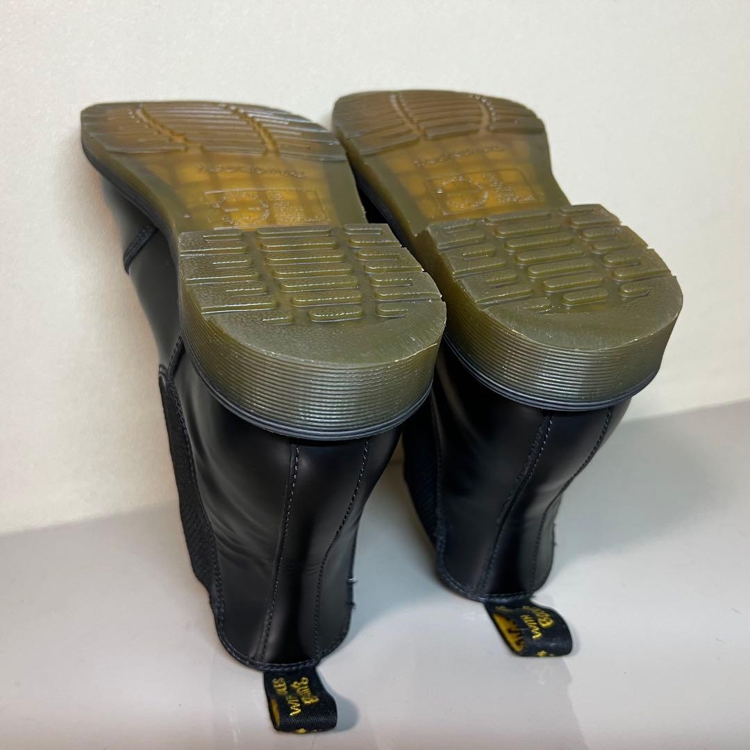 【美品】ドクターマーチン サイドゴアブーツ 2976 UK7 ブラック 箱付き