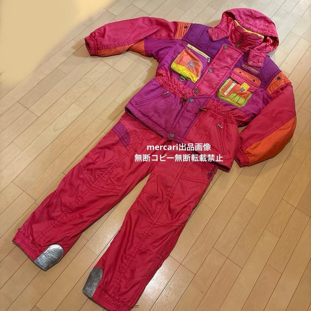 激レア　ellesse エレッセ　スキーウェア　スノーボード　上下セット　メンズ