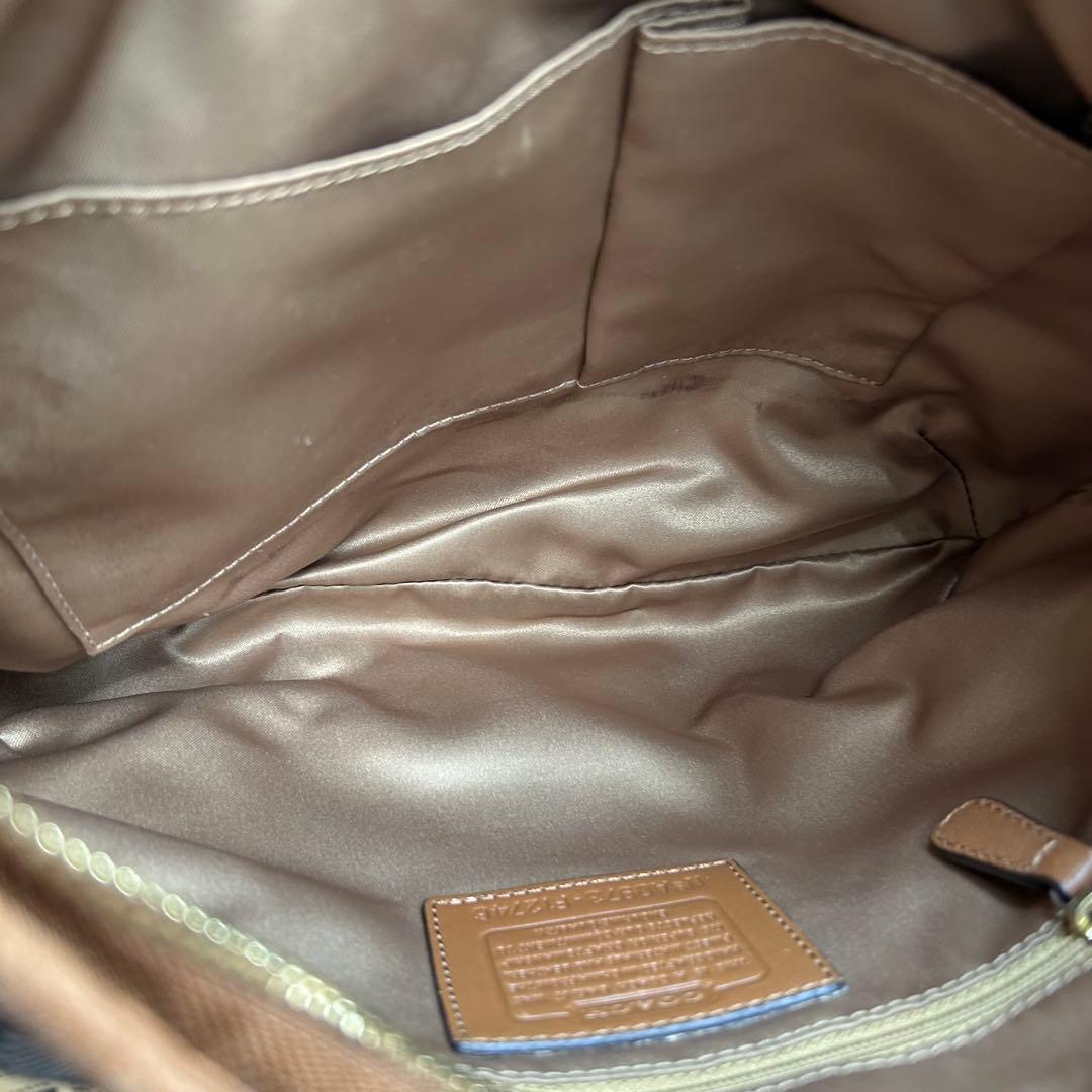 バッグ Coach Shoulder Bag Denim Signature Y2k