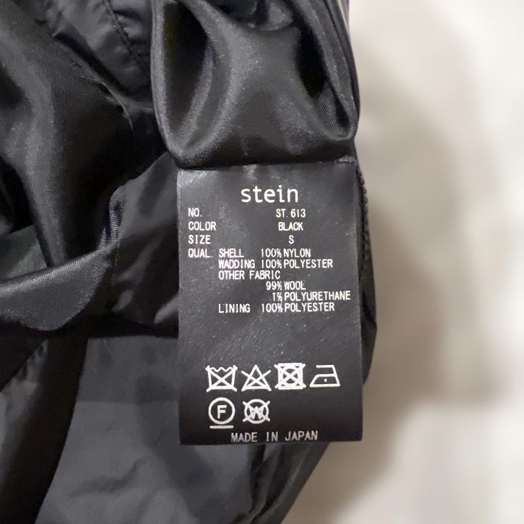 stein ブラック ナイロン コート オーバーサイズ