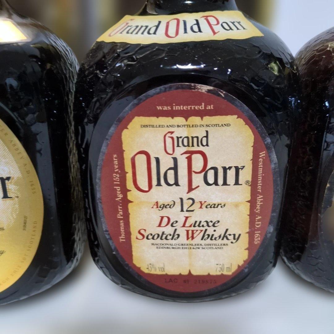 Grand Old Parr グランドオールドパー 750ml　4本セット