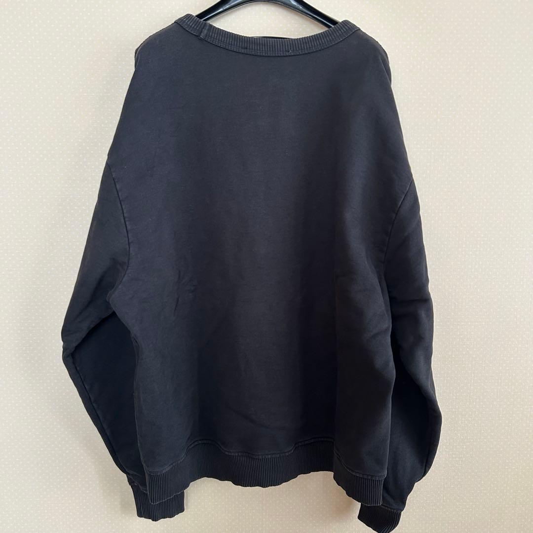 Acne Studios アクネ　ロゴスウェット　トレーナー　ブラック