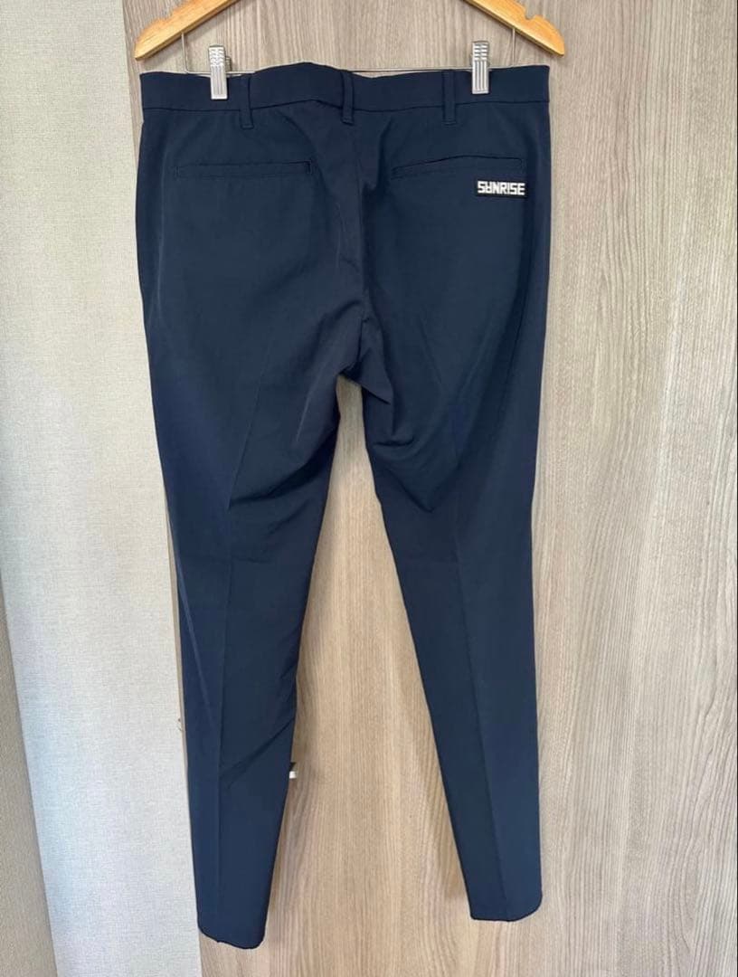 【美品】SANRISE TAPERED PANTS NAVY / L