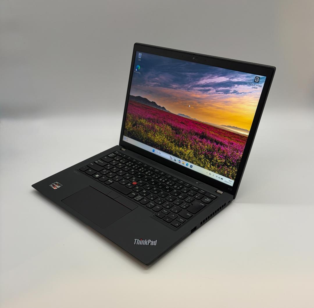 2022年、Thinkpad X13 Gen2、Ryzen、16/256NVMe