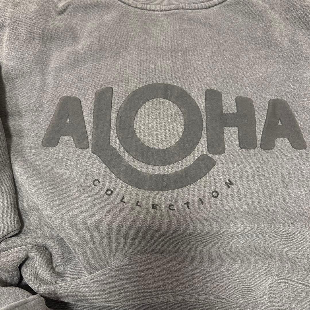 新品☆アロハコレクション　トレーナーM ☆ユニセックス☆ハワイ購入☆ロゴブラック