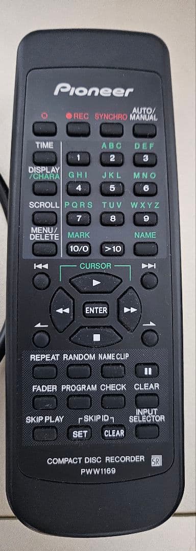パイオニア PDR-D5 CD-R RWレコーダーリモコン取扱書値段交渉OK