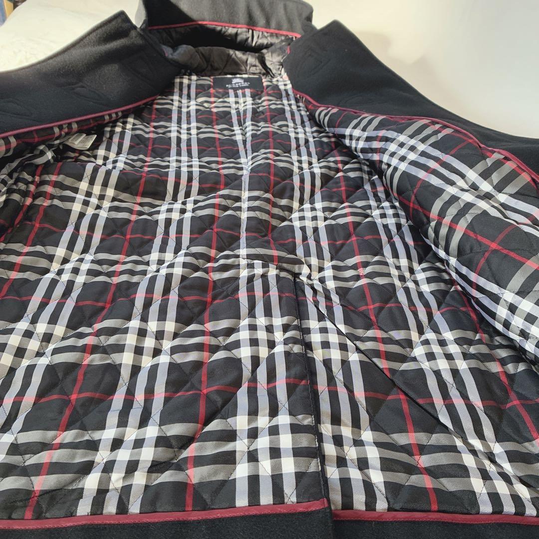 Burberry Black Label ダッフル L カシミヤ混 ノバチェック