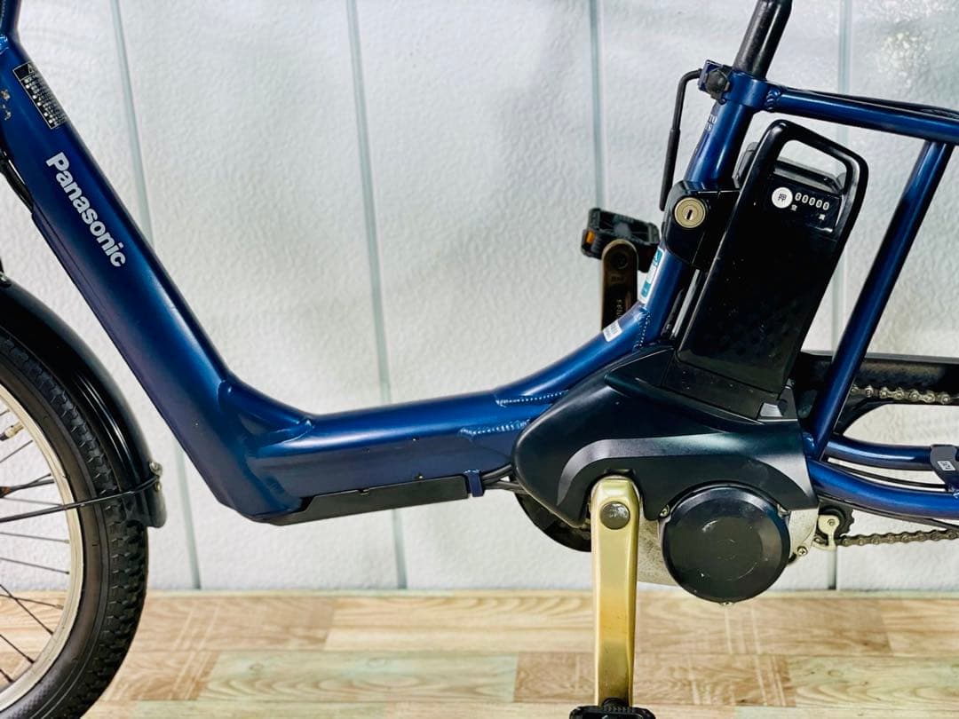 2474パナソニック12アンペア 20インチ子供乗せ電動アシスト自転車