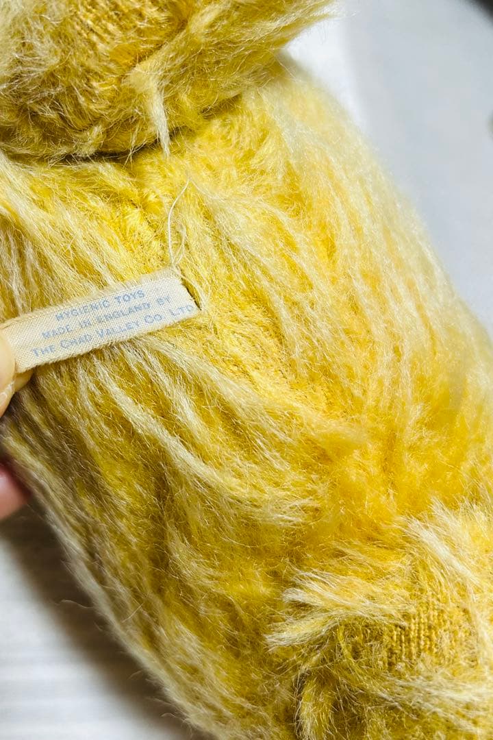 イギリス　チャドバレーテディベア　1950年代　タグ付き　35㎝