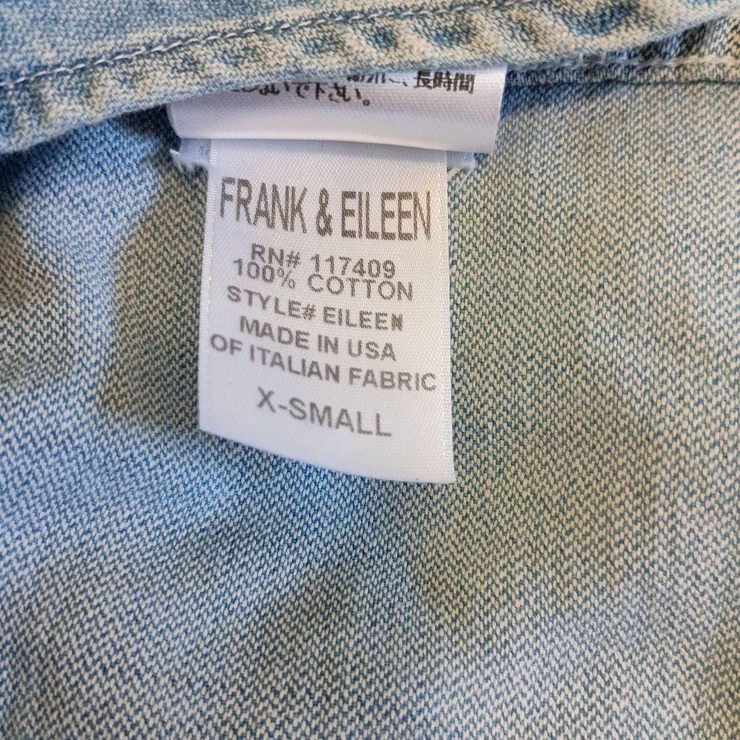 フランクアンドアイリーン スキッパー　デニムシャツ