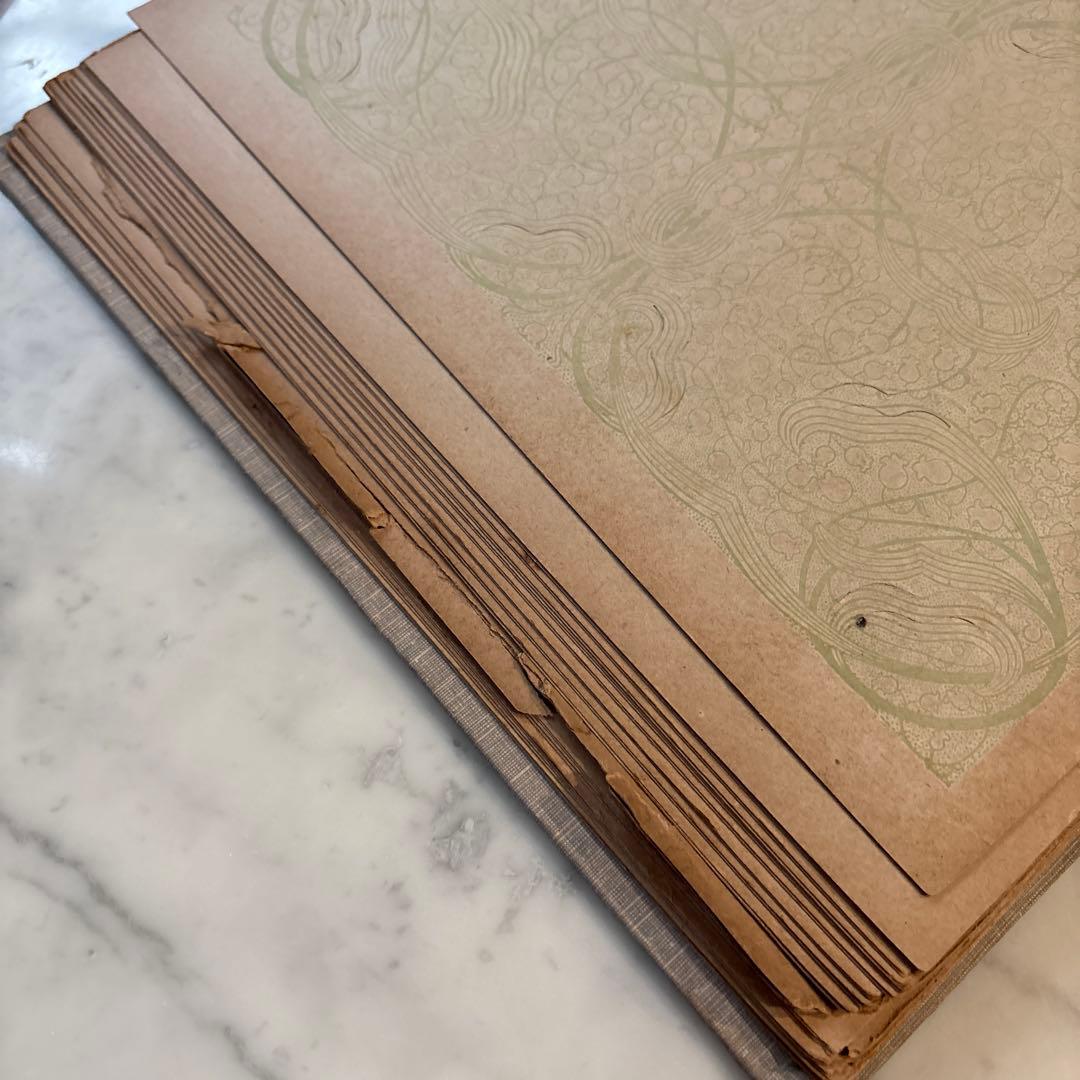 フランス　アンティーク　ポストカード　アルバム　CARTES POSTALES