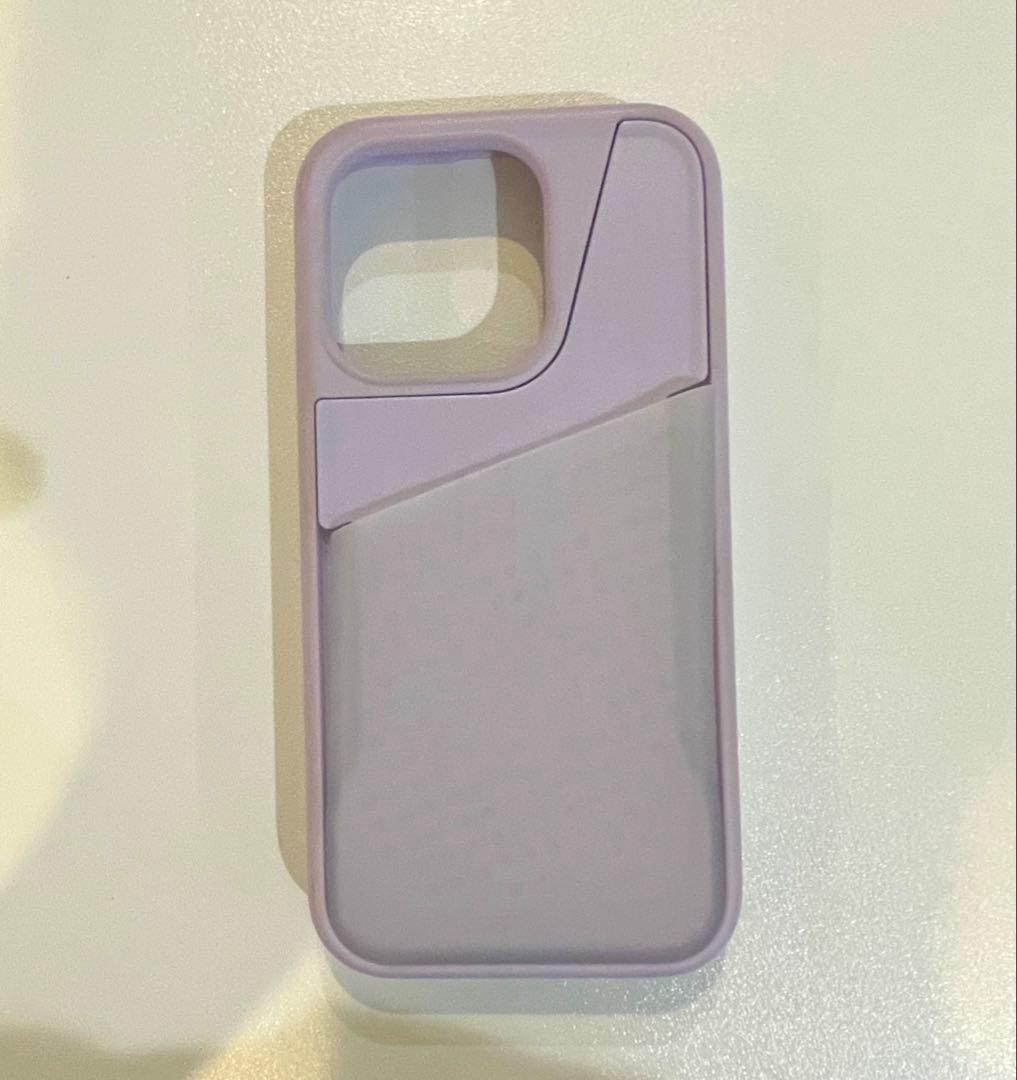 ninja labs iPhone15pro ラベンダー　アイフォンケース