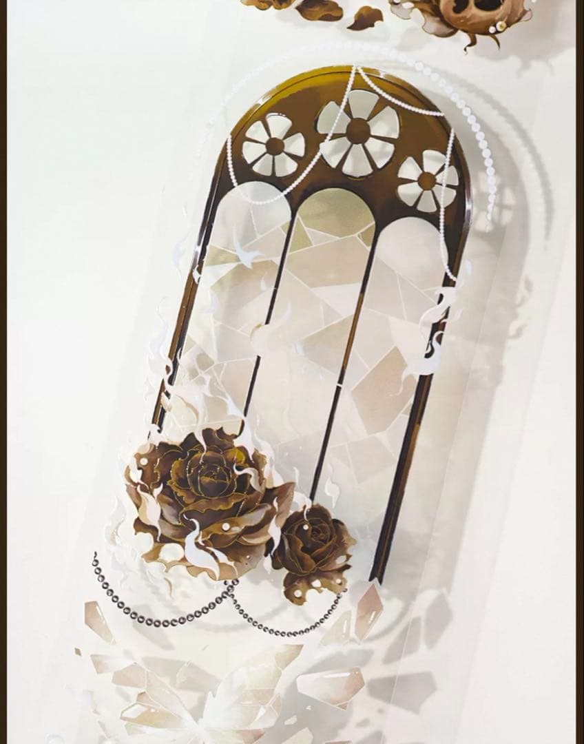 风见幸山《燃花》海外マスキングテープ　マステ 【2253】