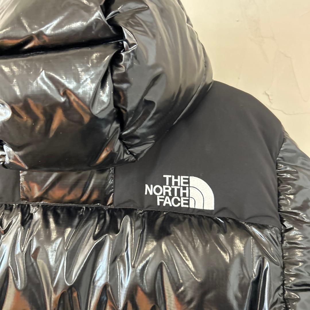 22AW ノースフェイスx シュプリームブラックダウンジャケット　コラボ