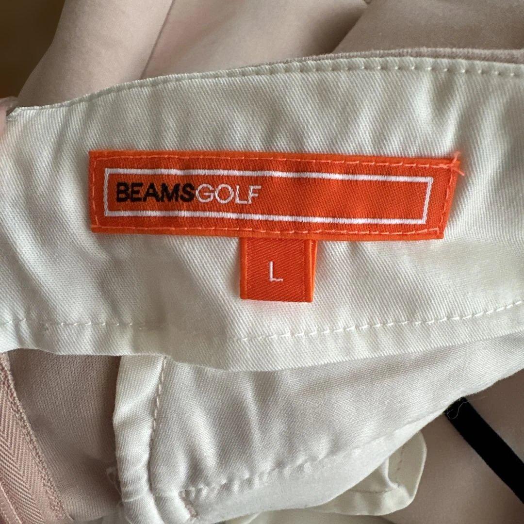 値下　BeamsGolf ピンク 防風ニット　スカートセット　L サイズ　美品