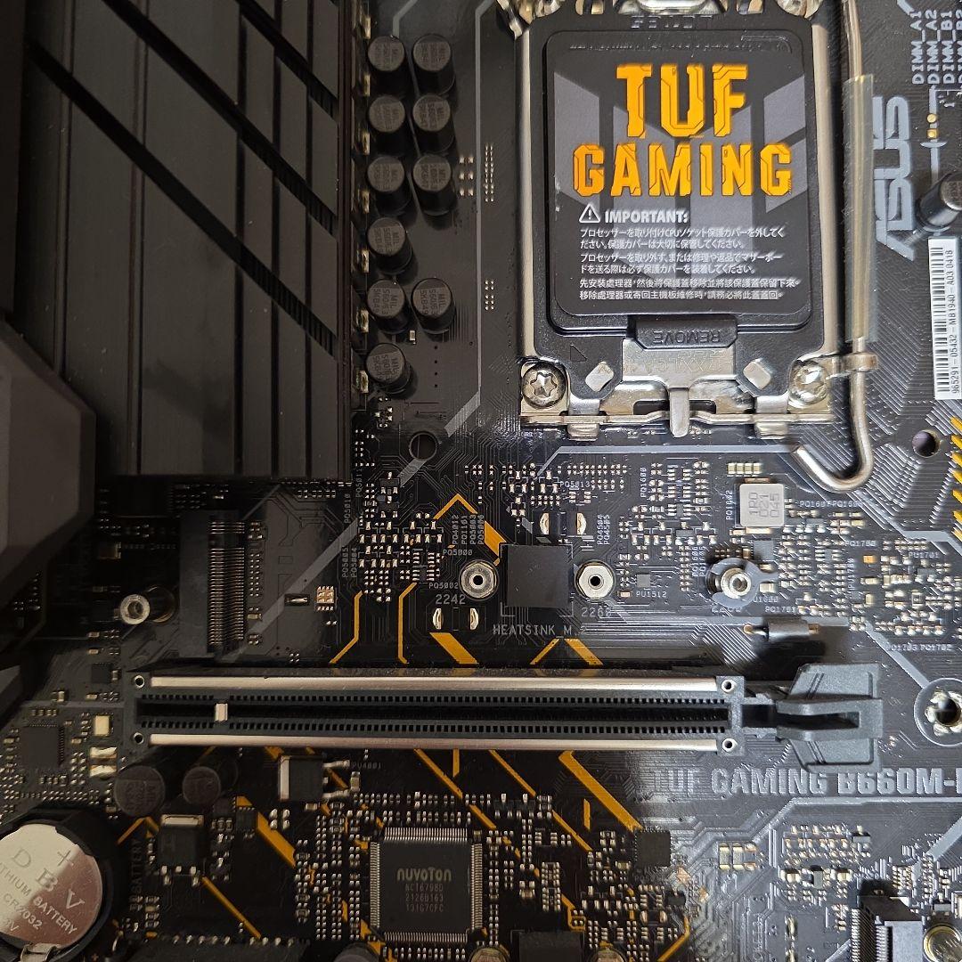【ジャンク】ASUS TUF GAMING B660M-PLUS D4