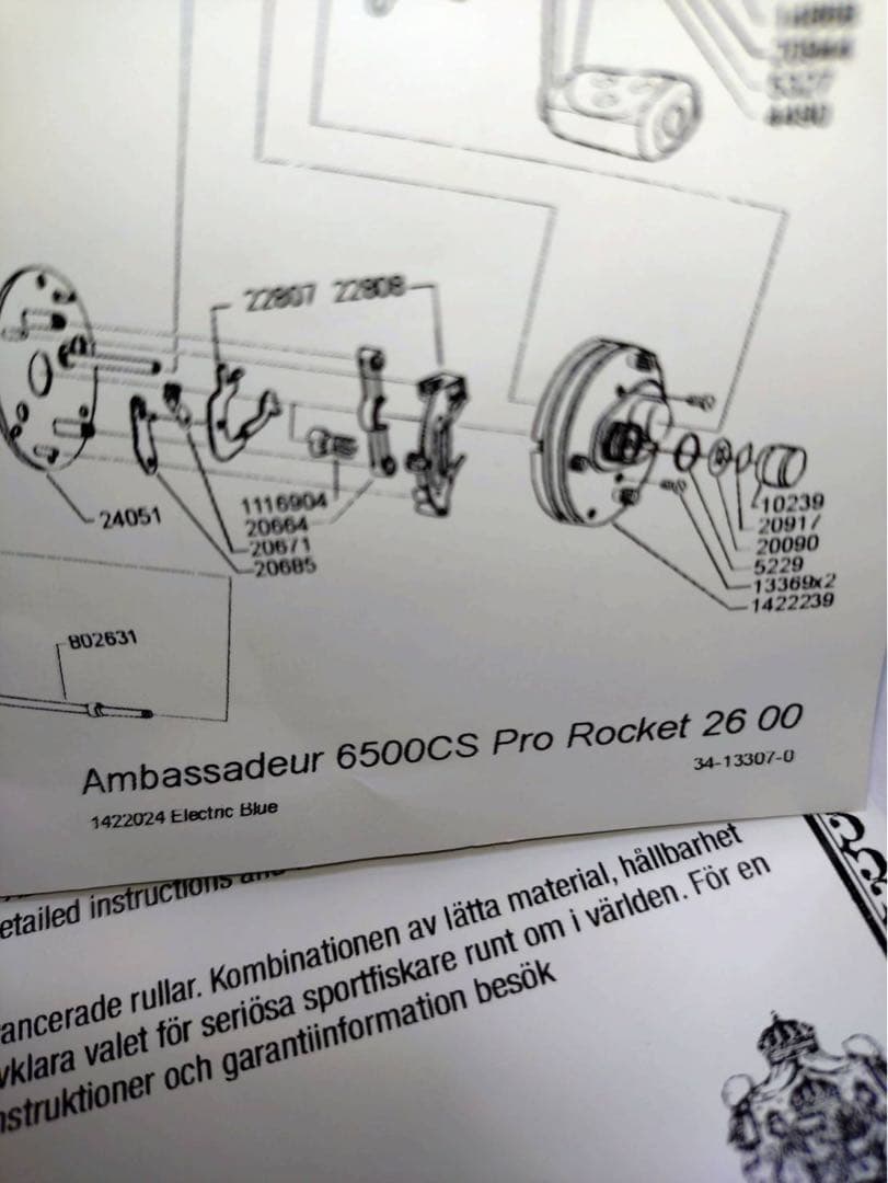 ニ*コ様 ABU Ambassadeur Pro Rocket ベイトリール