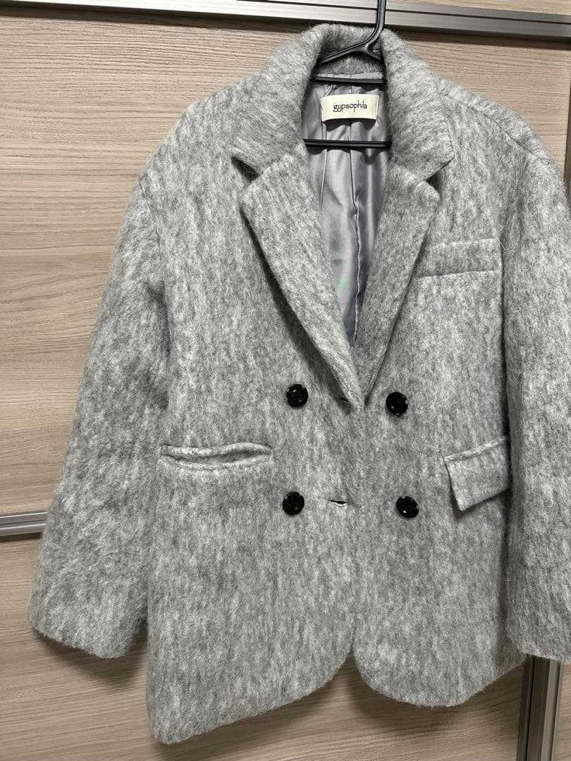 gypsophila ミドル丈オーバーサイズシャギーコート