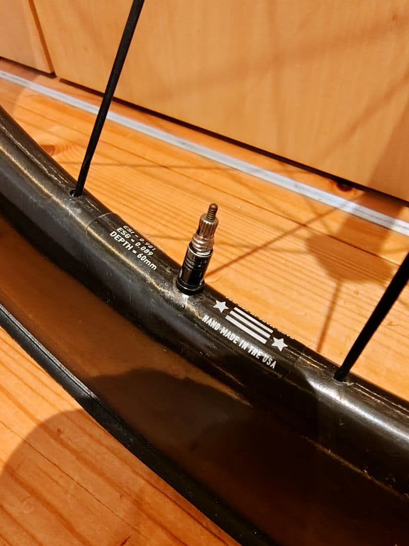 【にんじん】ロードバイクホイール　前60mm 後70mm