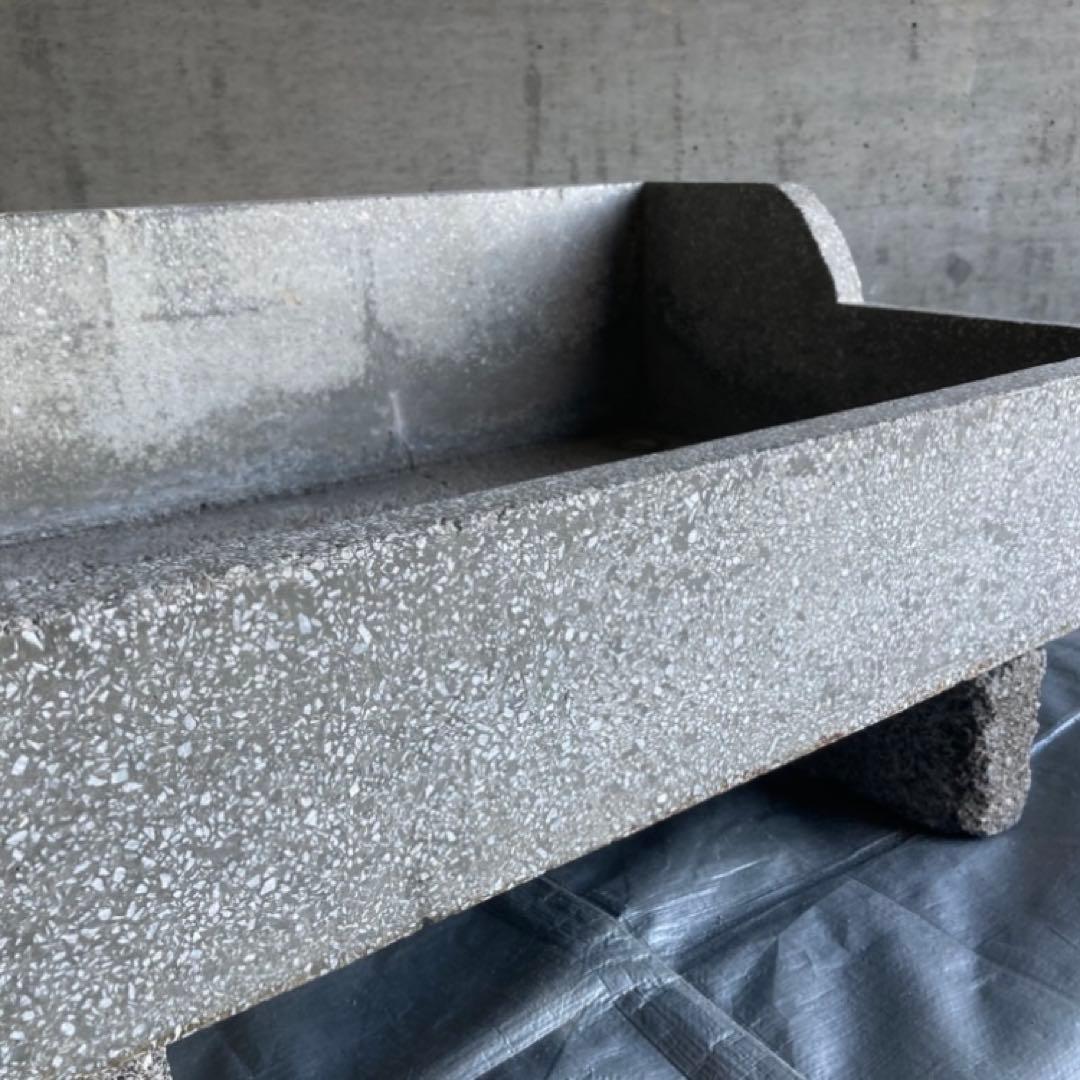 ガーデンシンク 流し台 手洗い 洗面 大型 コンクリート 園芸 シャビー レトロ