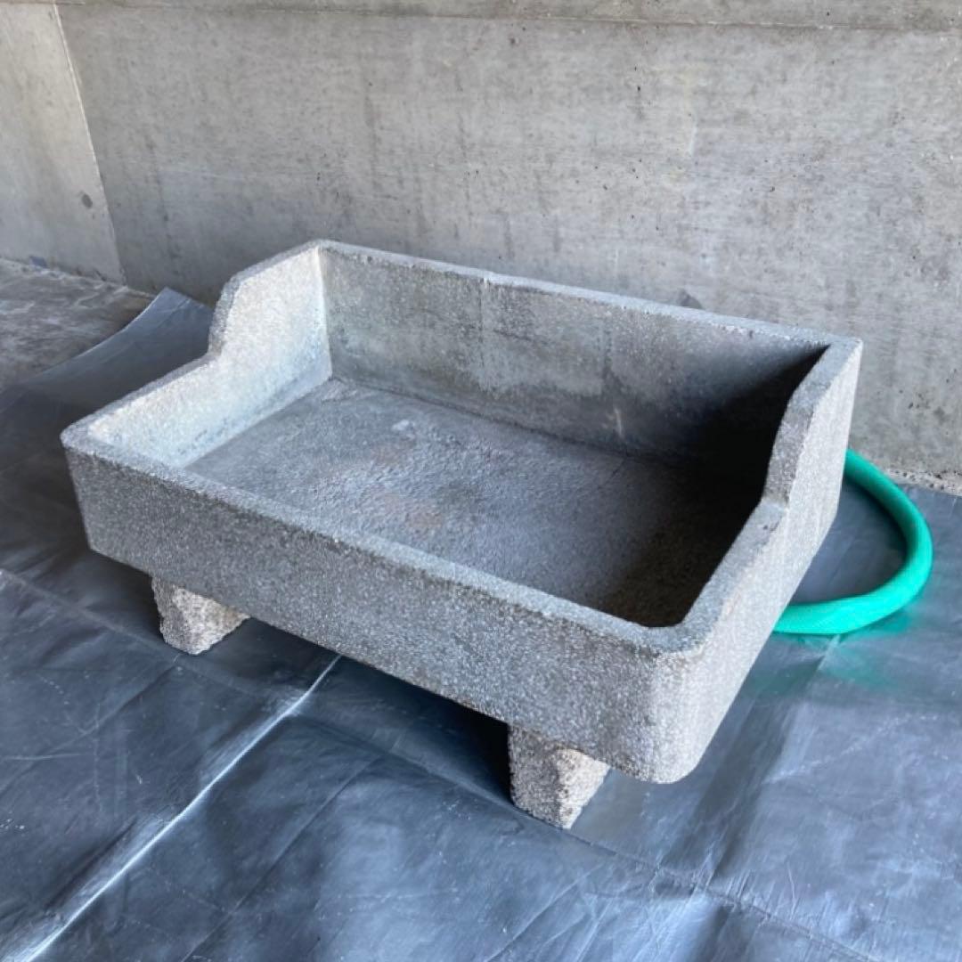 ガーデンシンク 流し台 手洗い 洗面 大型 コンクリート 園芸 シャビー レトロ