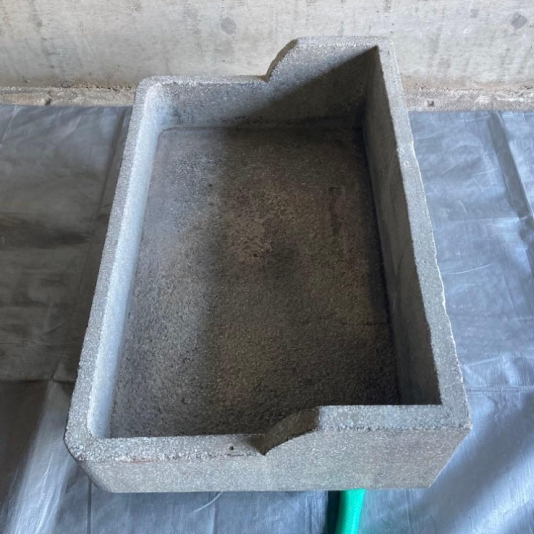 ガーデンシンク 流し台 手洗い 洗面 大型 コンクリート 園芸 シャビー レトロ