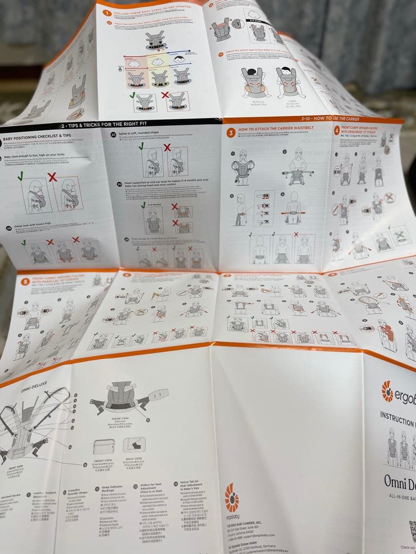 【新品】Ergobaby(エルゴベビー)OMNI Deluxe Mesh抱っこ紐