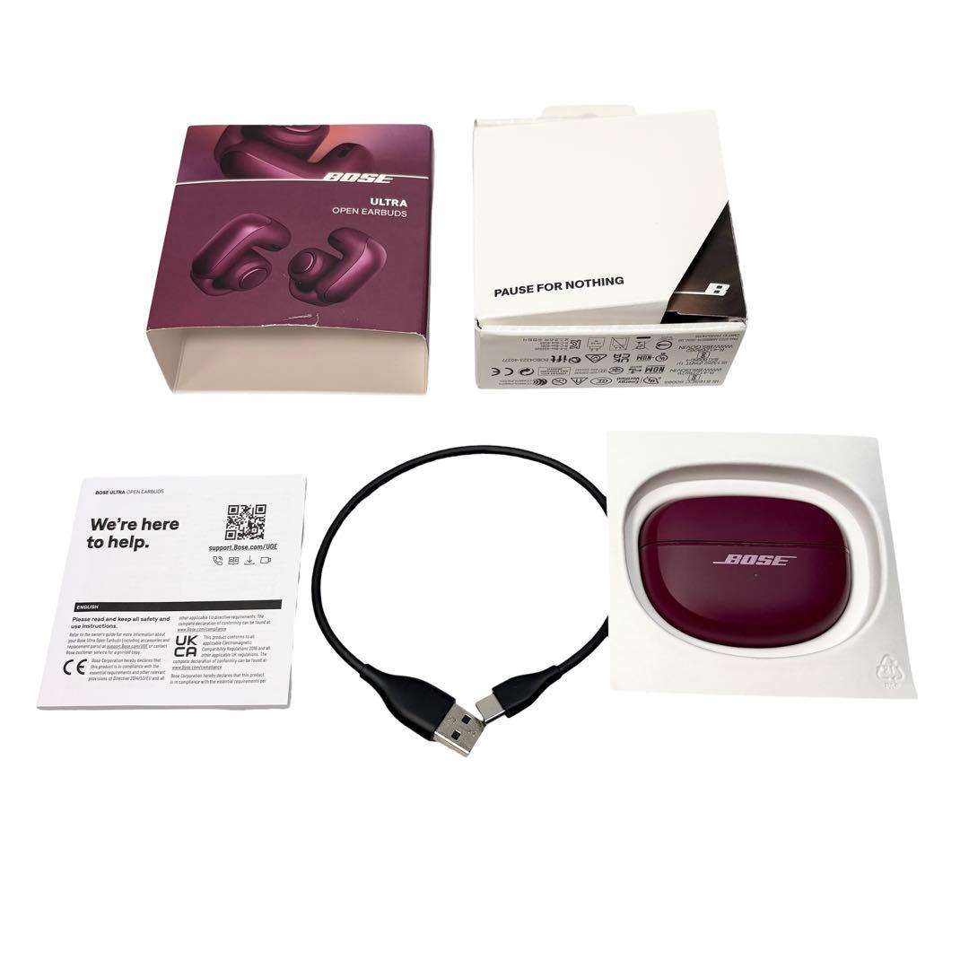【美品】Bose Ultra Open Earbuds ディーププラム