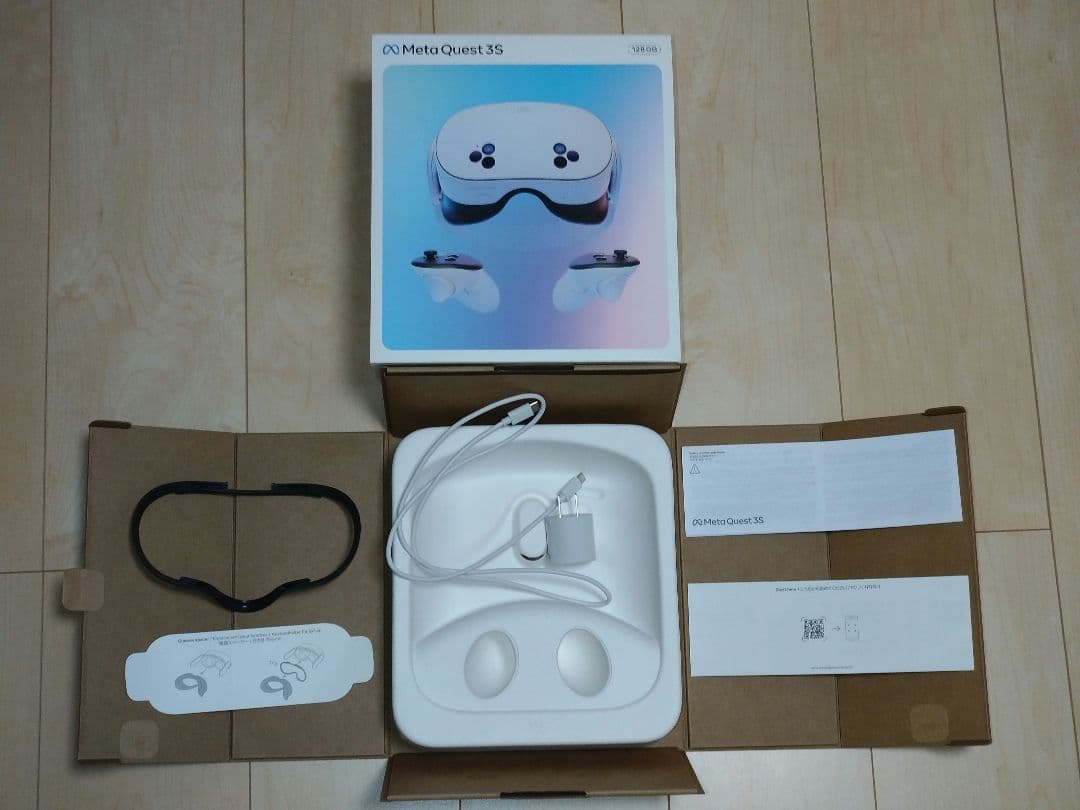 Quest 3s VRヘッドセット及びアクセサリーセット（消毒済み）