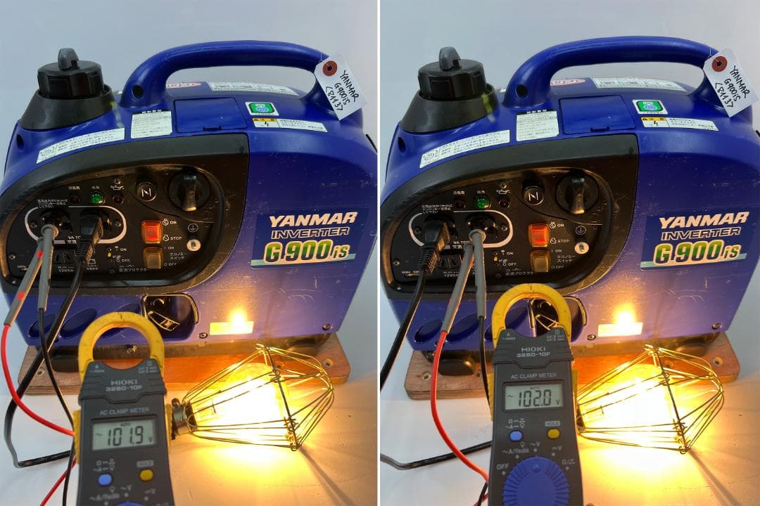 YANMAR ヤンマー インバーター発電機 G900IS 動作良好 ♪ 8113